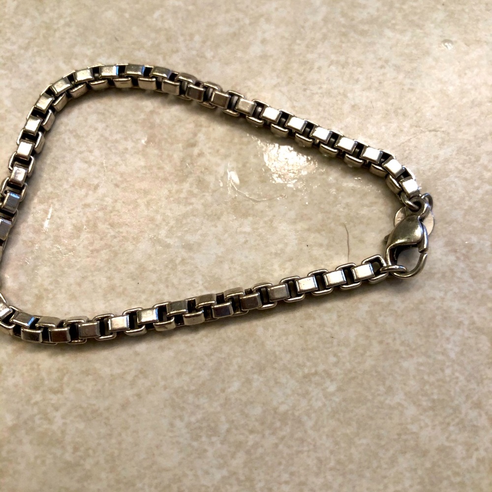 Tiffany silver rope bracelet